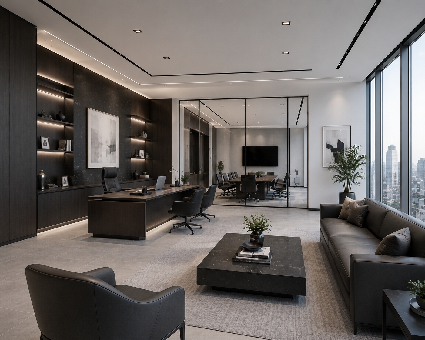 Executive Office Suite by Saffron Interior Design